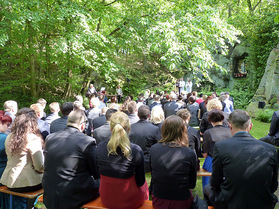 Die Fatima Grotte in Naumburg (Foto: Karl-Franz Thiede)